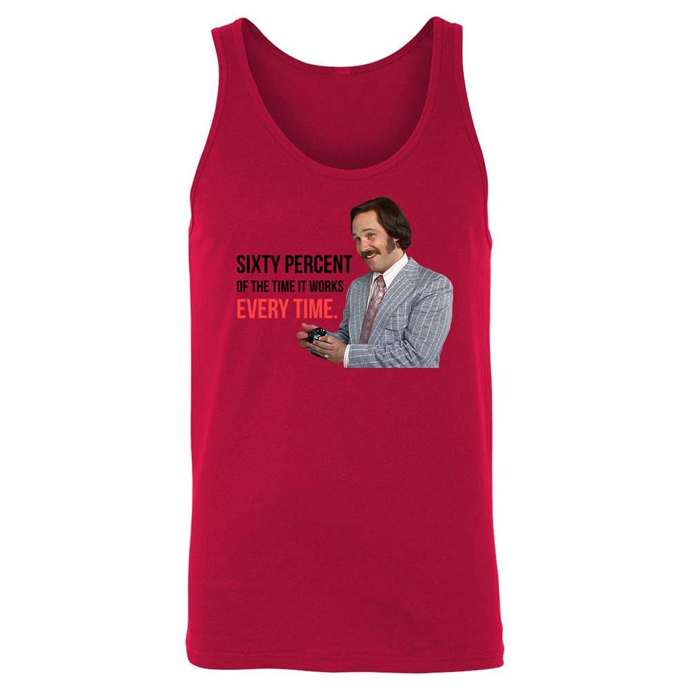 Unisex Jersey Tank - 4QN7TZWJ - Red - 3