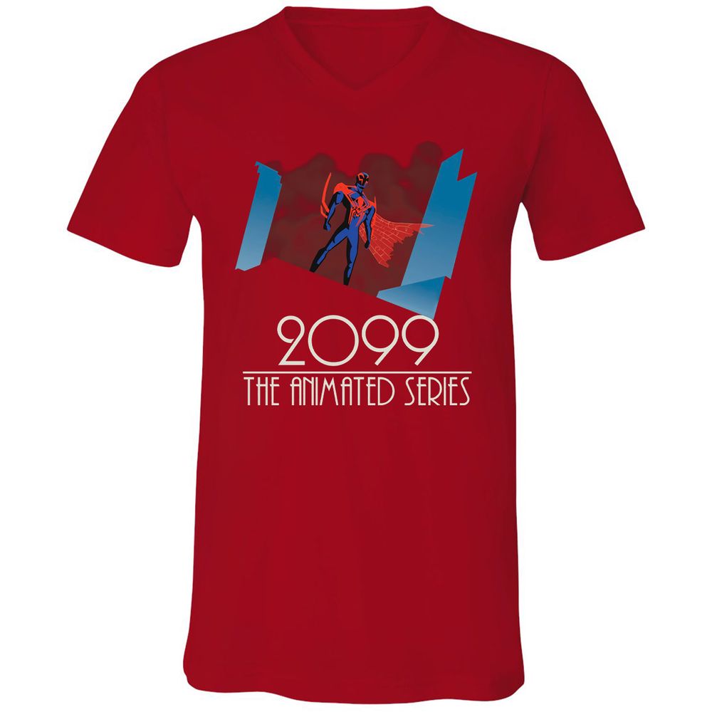 Unisex V-Neck T-Shirt - 3GB3EGX8 - Red - 3