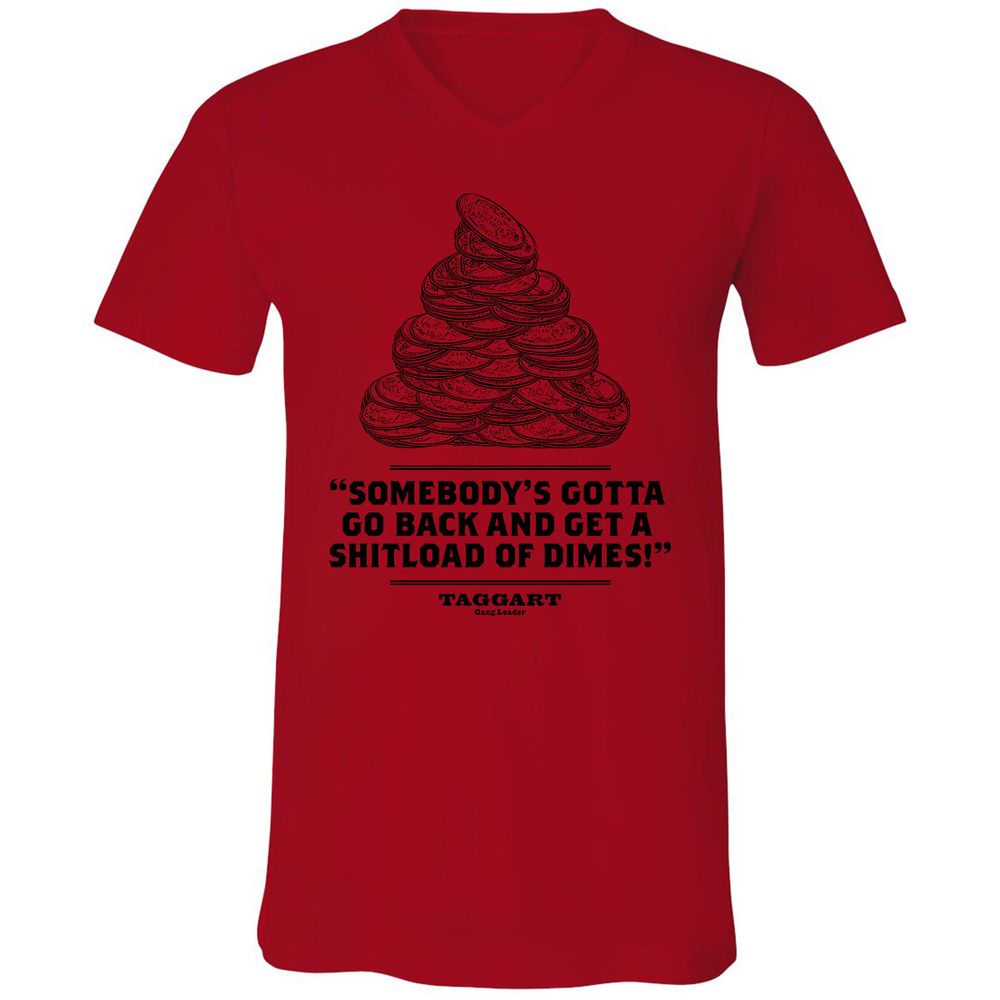 Unisex V-Neck T-Shirt - RCCSF3K4 - Red - 3