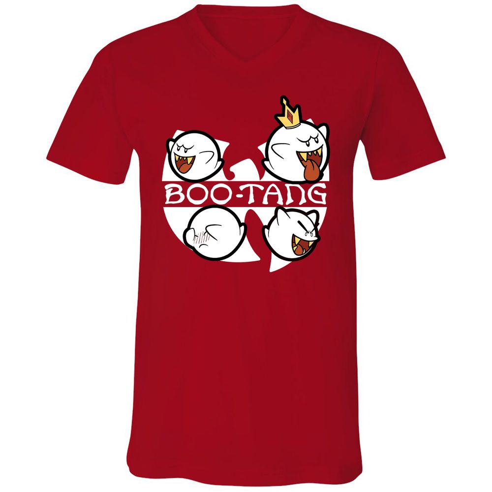 Unisex V-Neck T-Shirt - WMMUUTJ4 - Red - 3