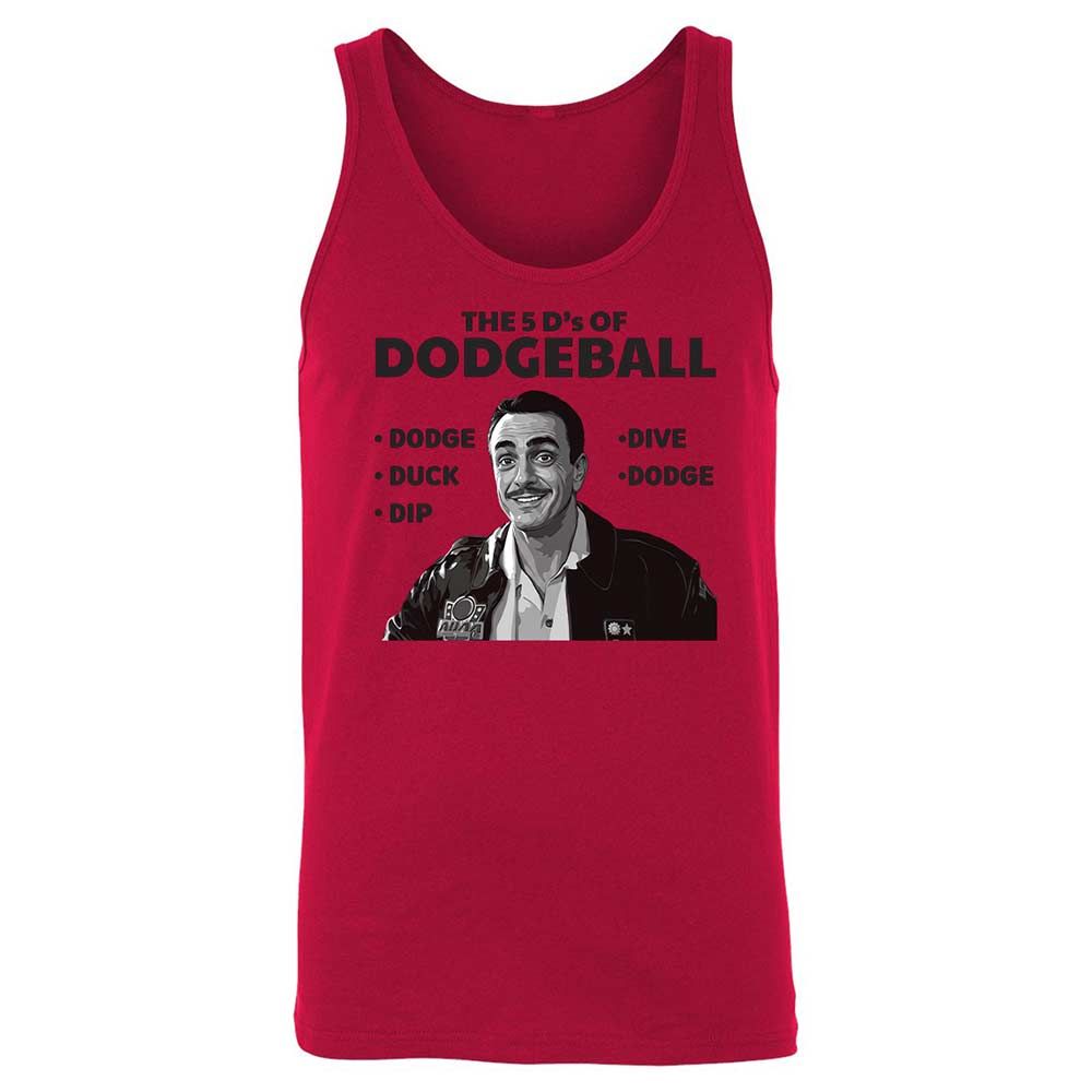 Unisex Jersey Tank - P2HBZTCY - Red - 3