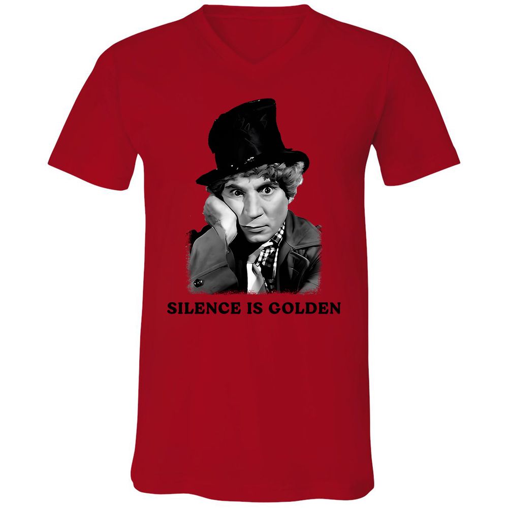 Unisex V-Neck T-Shirt - ZMRZECET - Red - 3