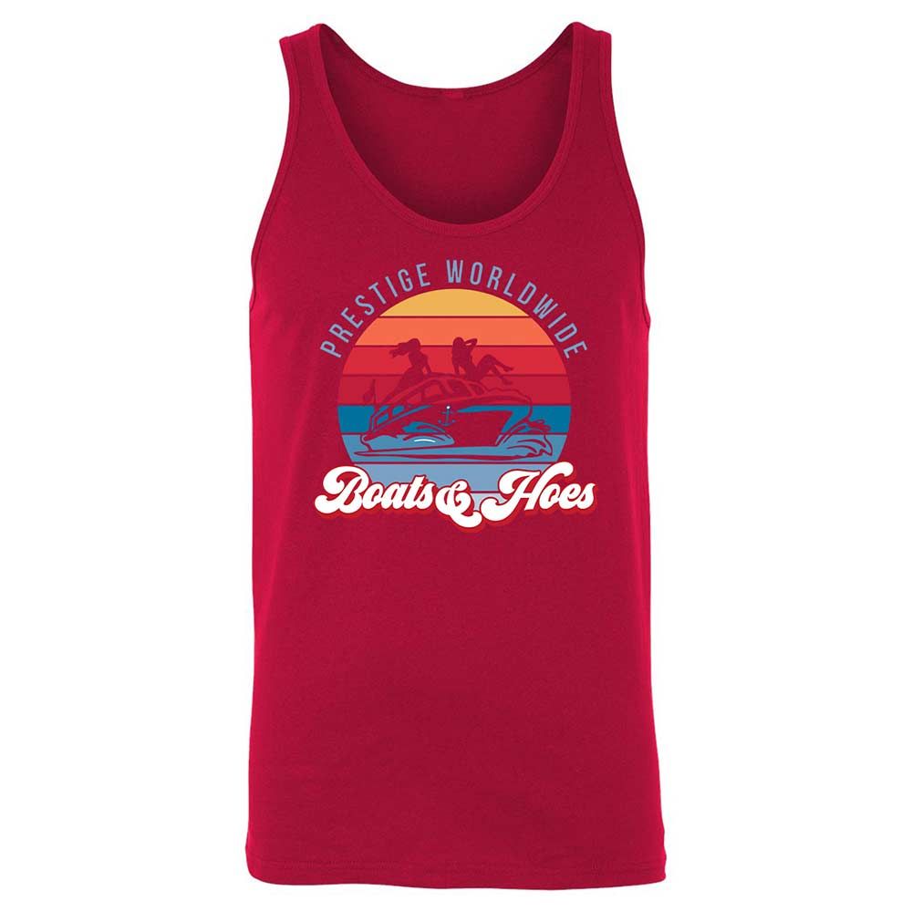 Unisex Jersey Tank - A6CXNLF6 - Red - 3