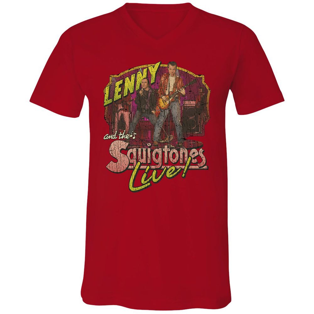 Unisex V-Neck T-Shirt - NHA53SFR - Red - 3