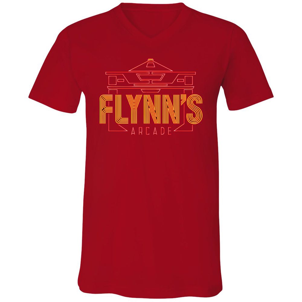 Unisex V-Neck T-Shirt - HP5KPPRW - Red - 3