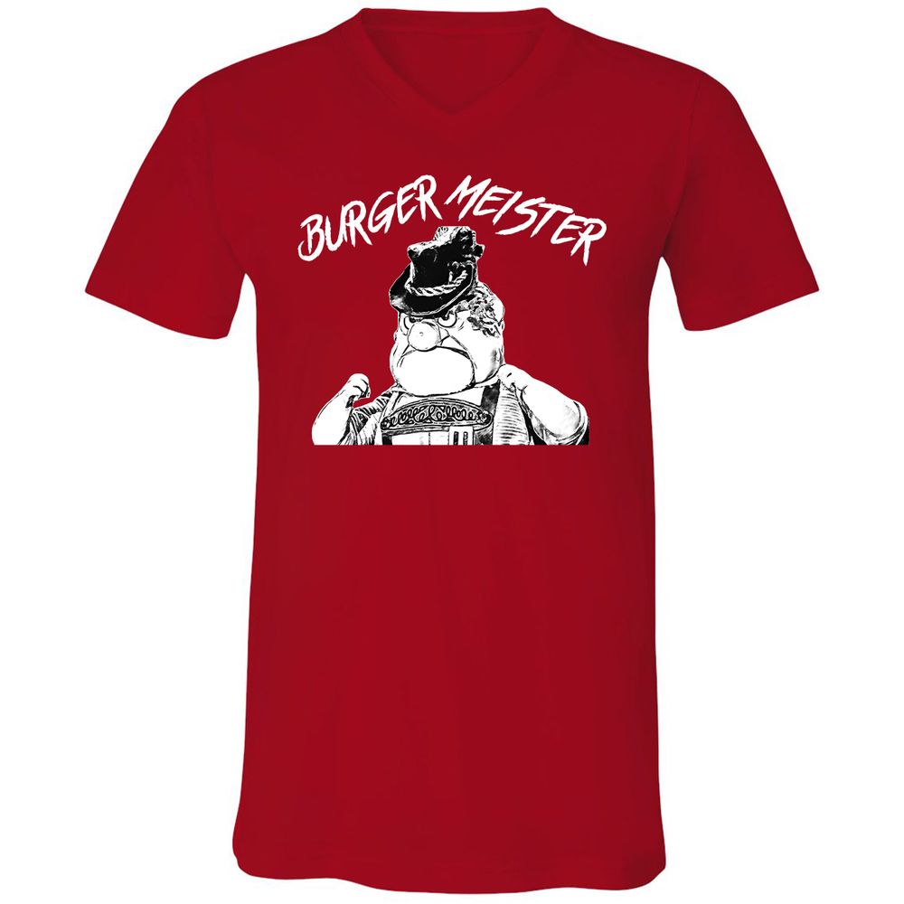 Unisex V-Neck T-Shirt - A1SYCWE1 - Red - 3