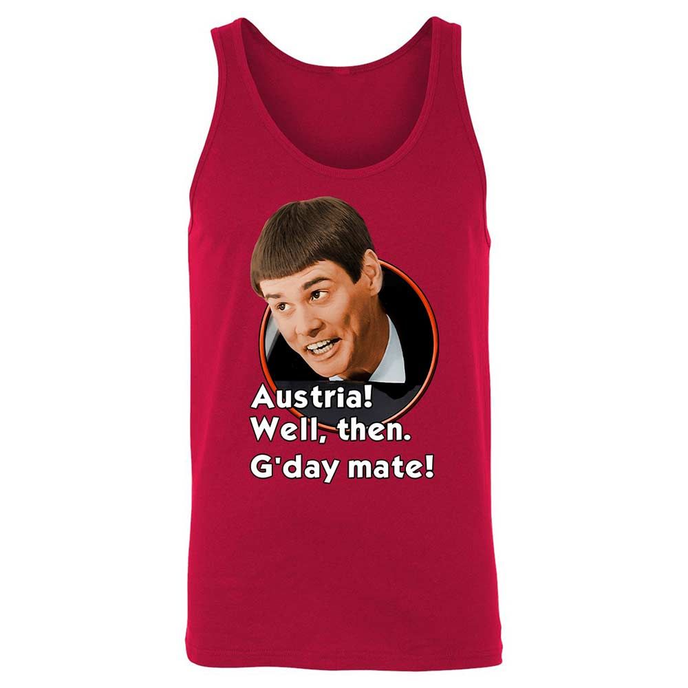 Unisex Jersey Tank - E24VWJAC - Red - 3