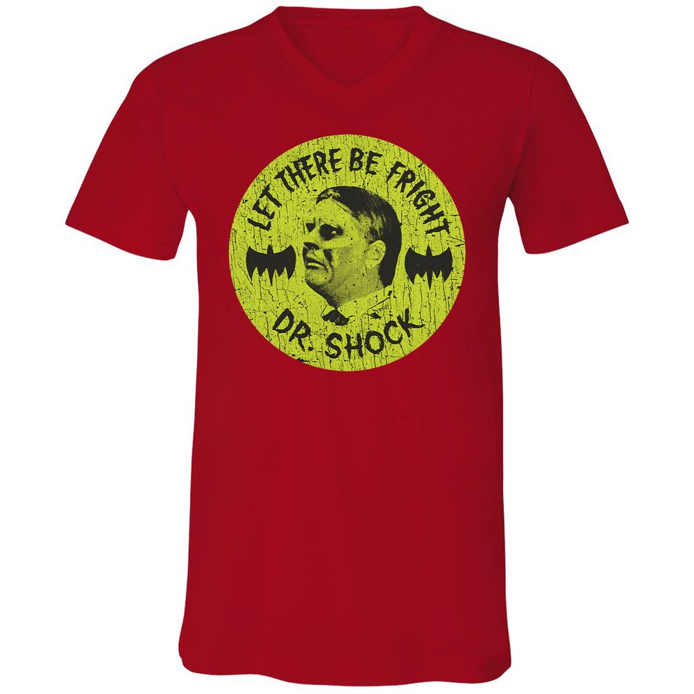 Unisex V-Neck T-Shirt - 4Z2C5GS3 - Red - 3