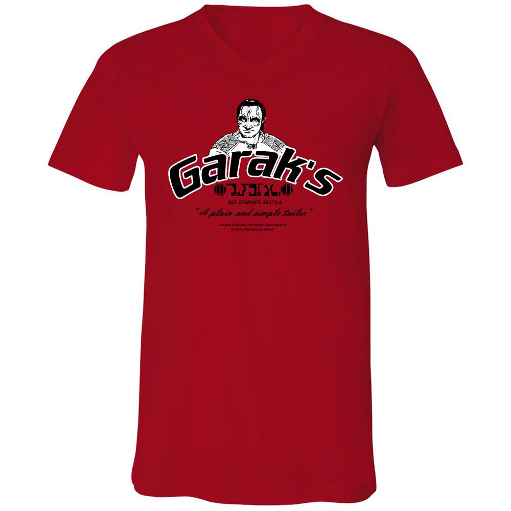 Unisex V-Neck T-Shirt - M11SV5PJ - Red - 3