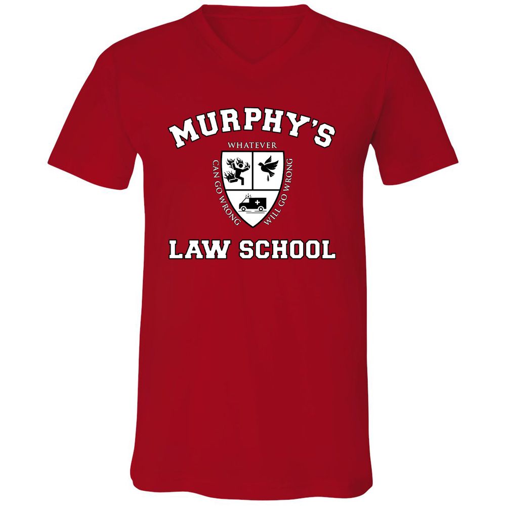 Unisex V-Neck T-Shirt - ATPMM9DS - Red - 3