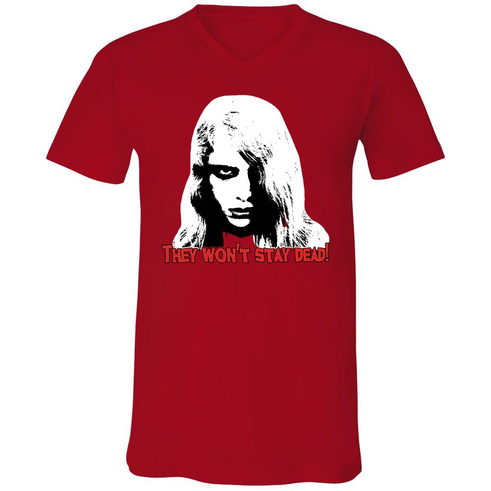 Unisex V-Neck T-Shirt - ADR69PNJ - Red - 3