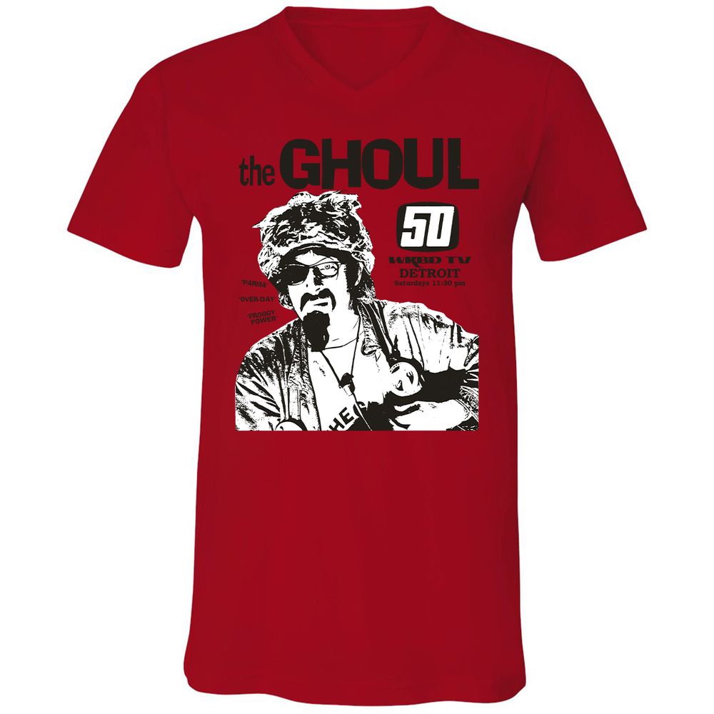 Unisex V-Neck T-Shirt - GSB3RW4P - Red - 3
