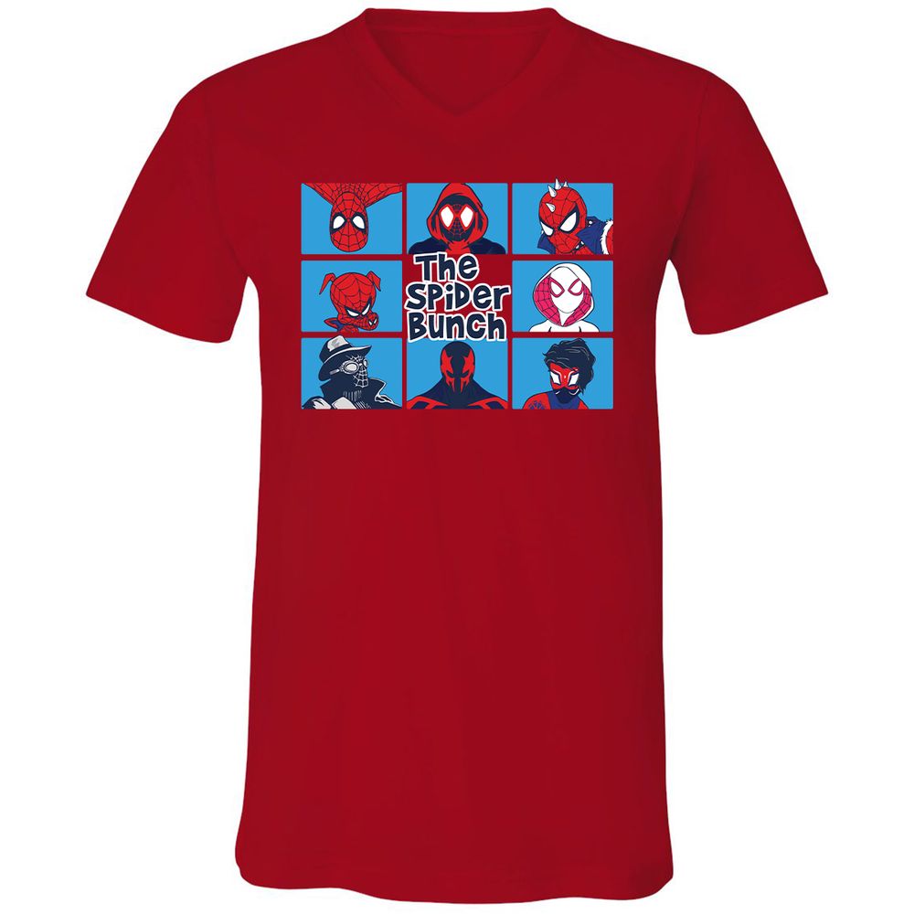 Unisex V-Neck T-Shirt - WPMMG1TW - Red - 3