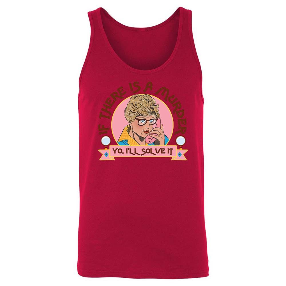 Unisex Jersey Tank - B4H5TETQ - Red - 3