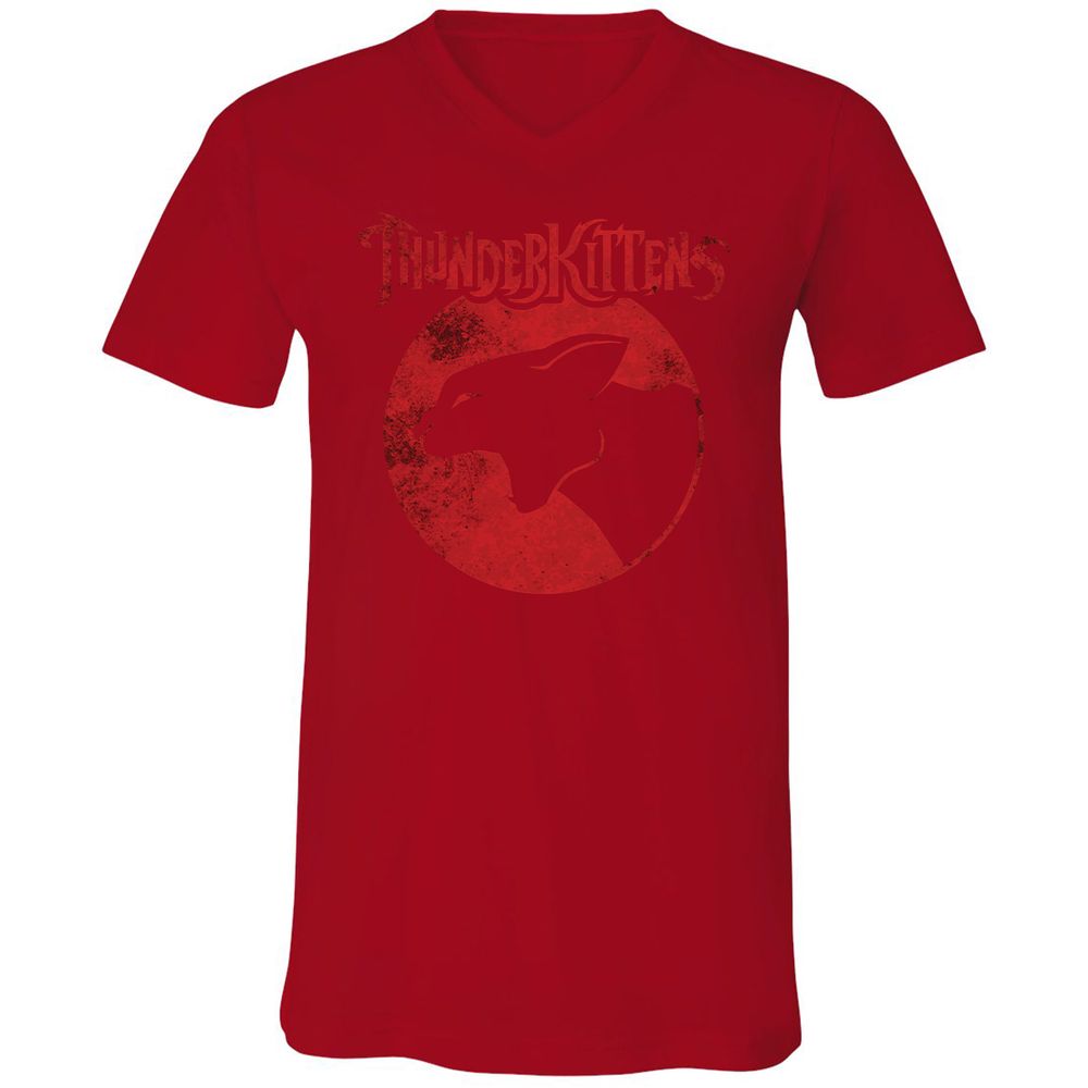 Unisex V-Neck T-Shirt - SSP8D438 - Red - 3