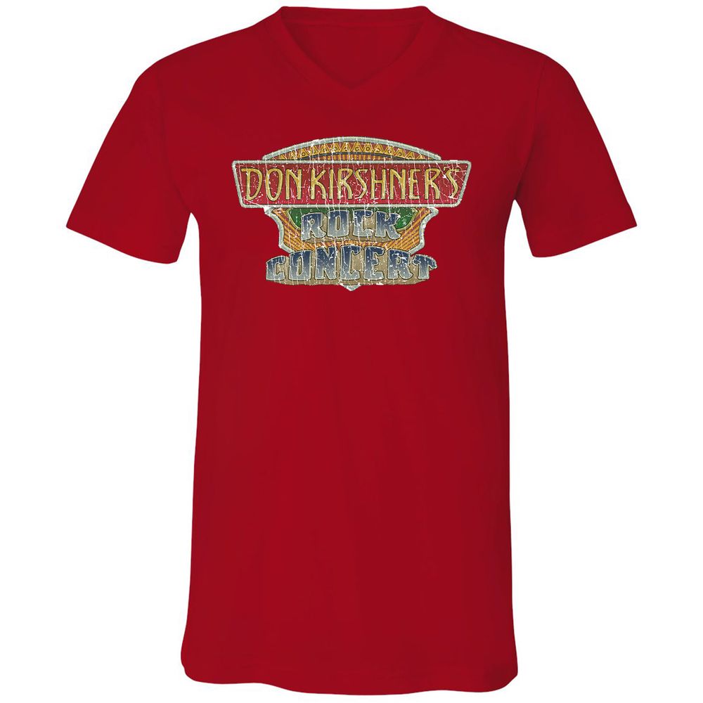 Unisex V-Neck T-Shirt - 5MJ4BWBX - Red - 3