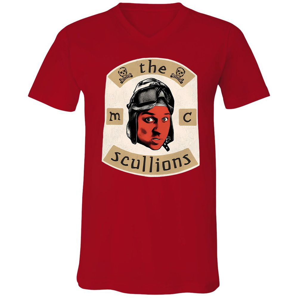 Unisex V-Neck T-Shirt - U55SWYSS - Red - 3