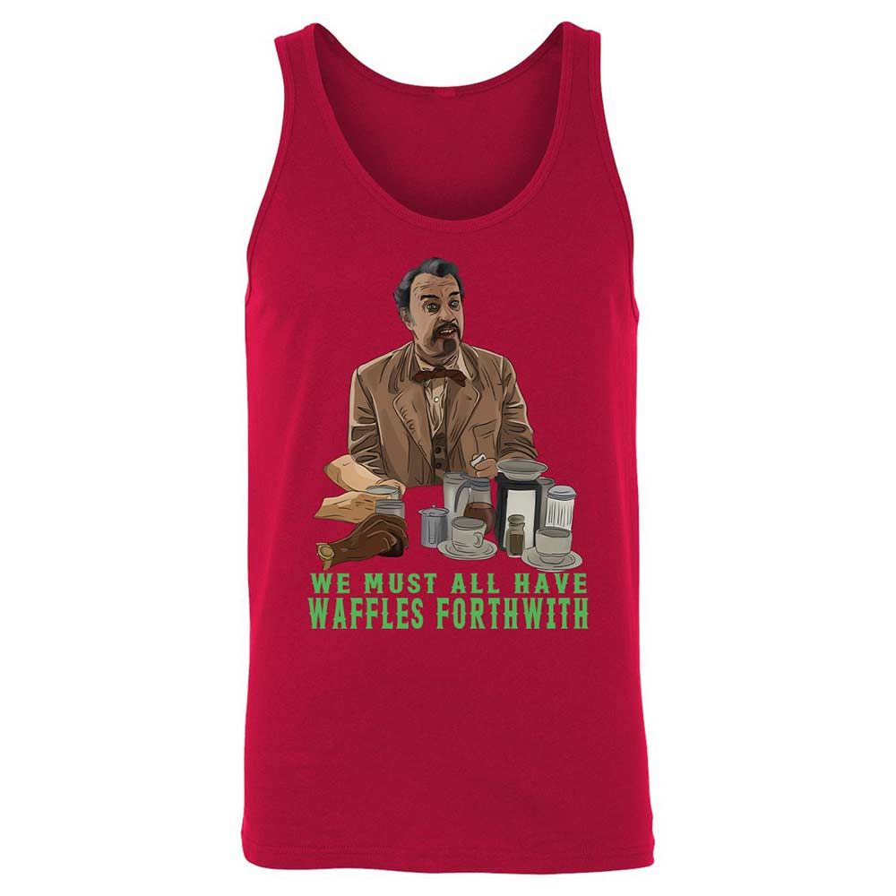 Unisex Jersey Tank - TDB9QZ2D - Red - 3