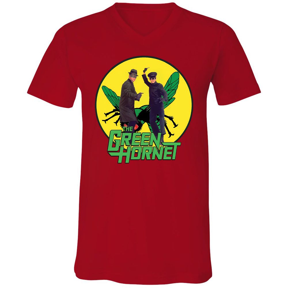 Unisex V-Neck T-Shirt - NBP9XWS9 - Red - 3