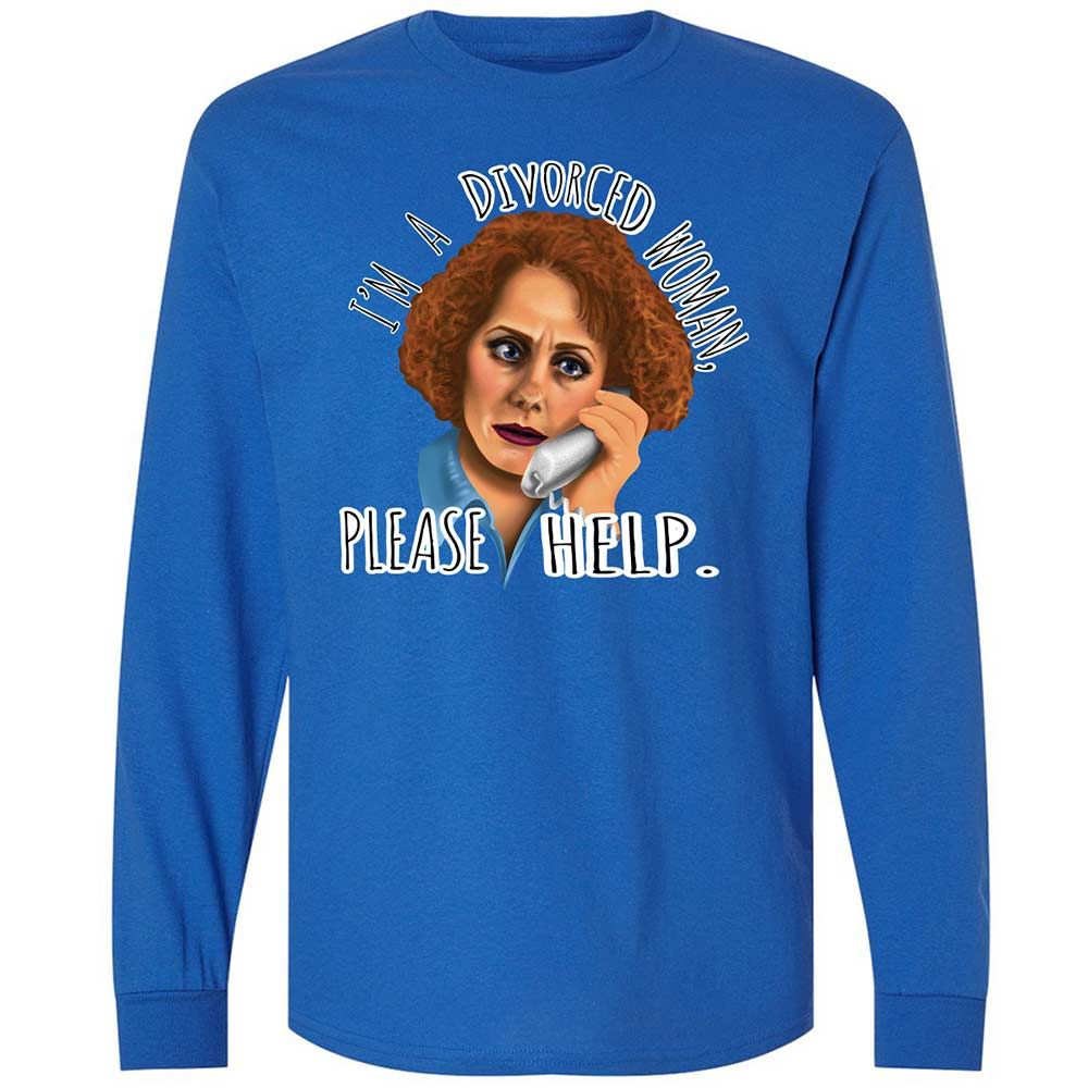 Long Sleeve T-Shirt - EYUHDL6H - Royal - 3