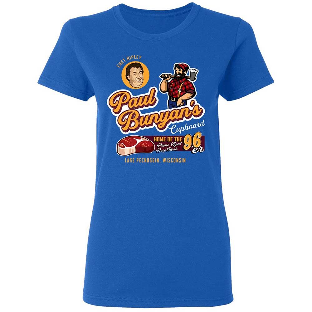 Women's T-Shirt - AJGPF7ZV - Royal - 3