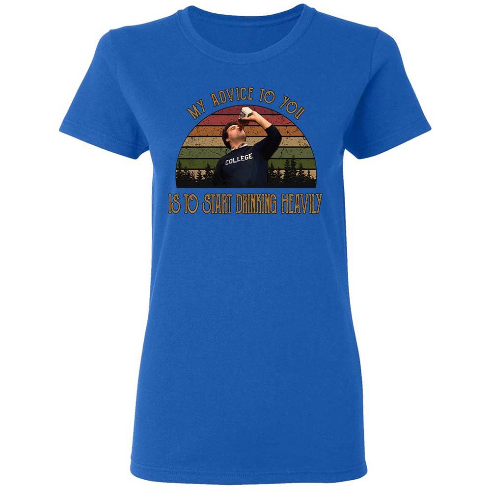 Women's T-Shirt - XFMKLZT8 - Royal - 3