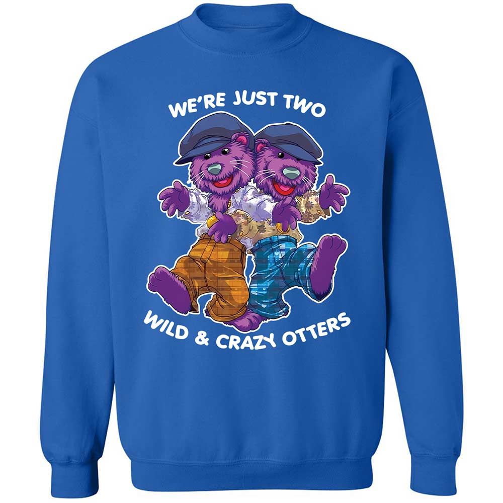 Two wild & crazy otters - Royal - 3