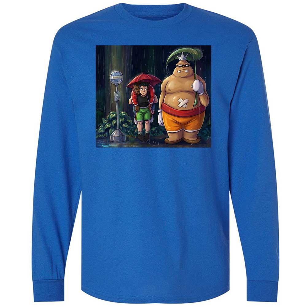 Long Sleeve T-Shirt - XZQPWA6K - Royal - 3