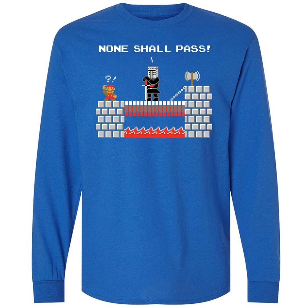 No Plumbers Shall Pass - Royal - 3