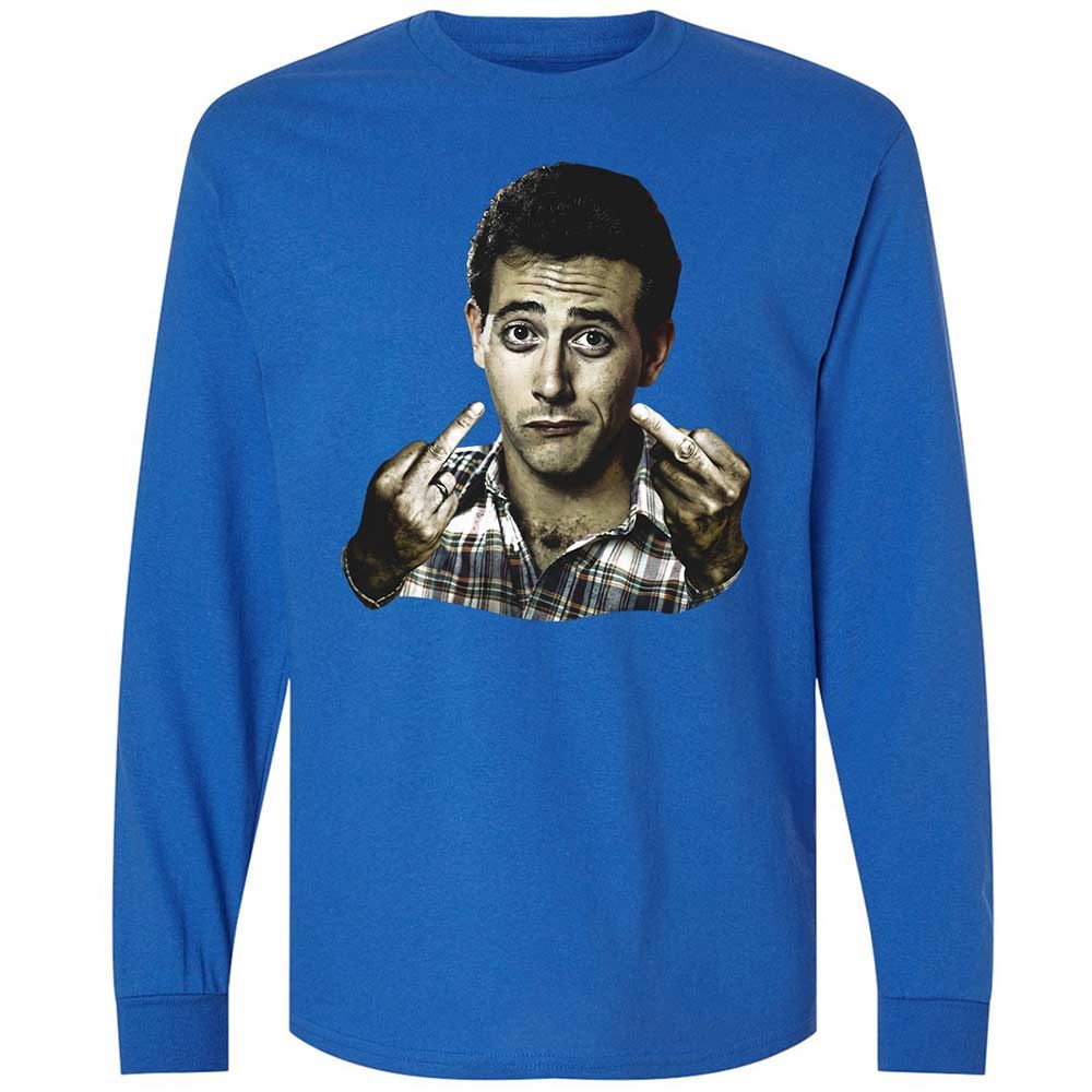 Long Sleeve T-Shirt - ZQ6MR34J - Royal - 3
