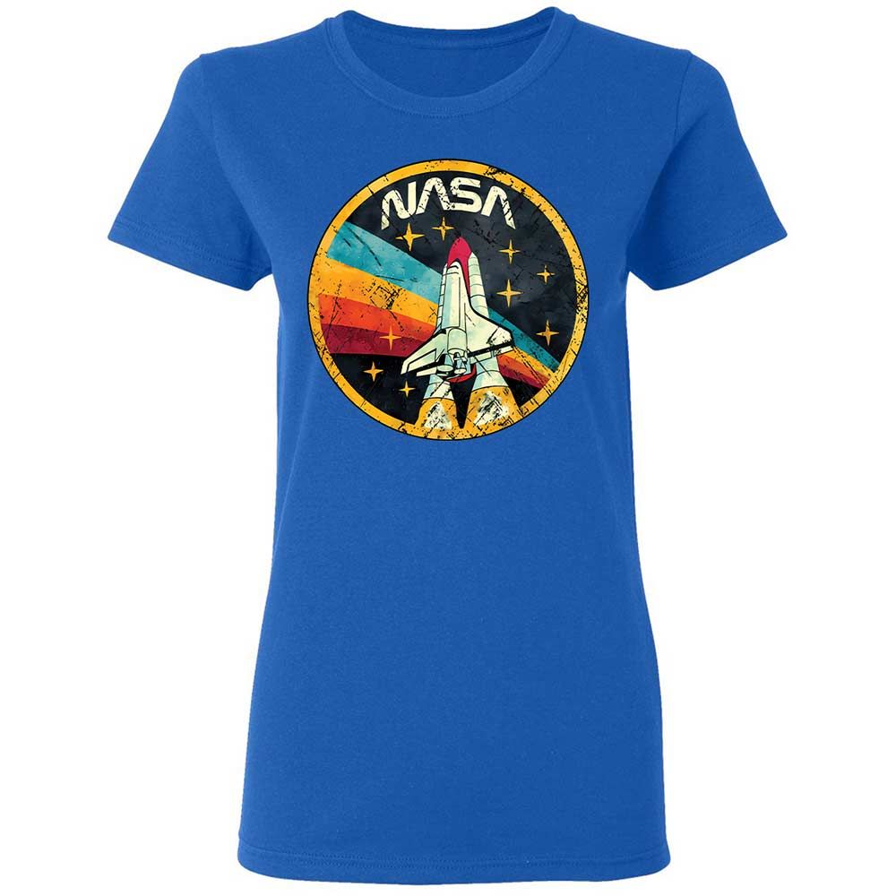 USA Space Agency Vintage Colors - Royal - 3