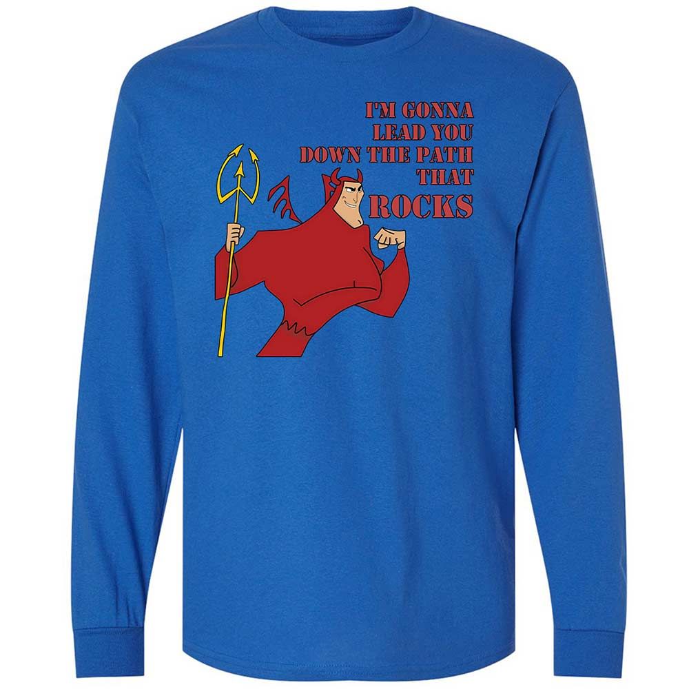 Long Sleeve T-Shirt - 7SDWQVM3 - Royal - 3