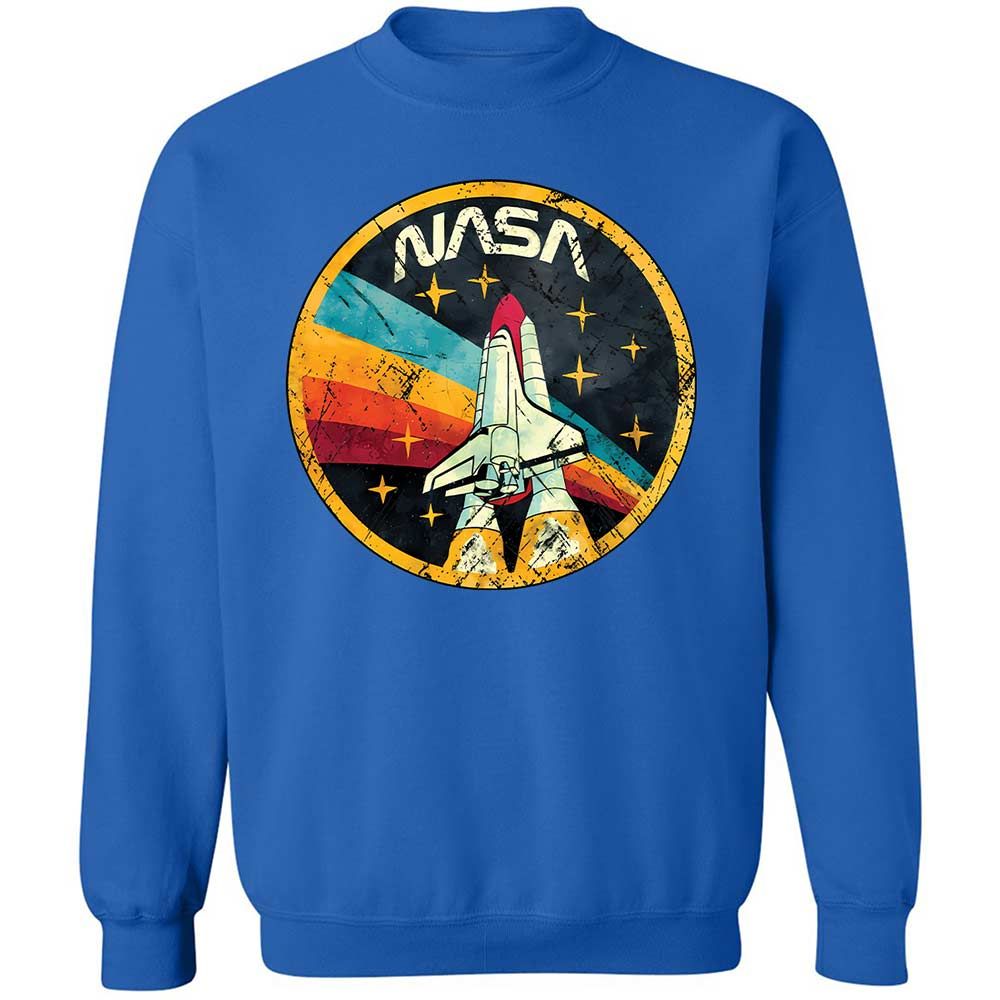 USA Space Agency Vintage Colors - Royal - 3