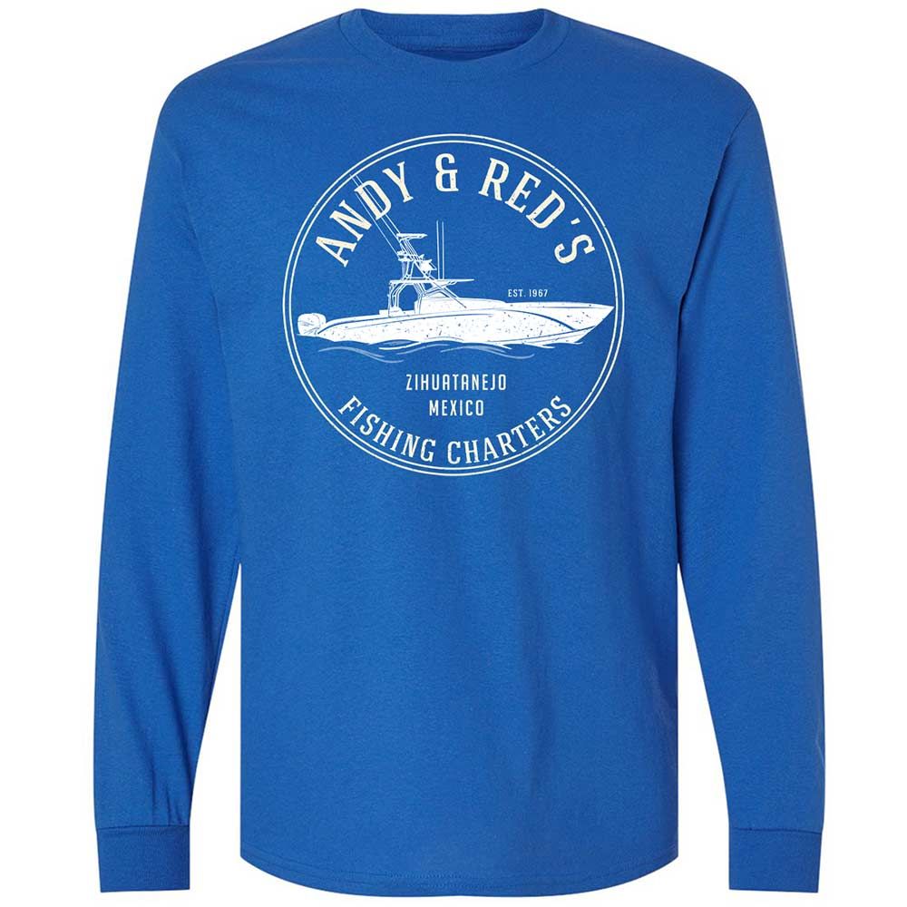 Long Sleeve T-Shirt - E1HF4GDP - Royal - 3