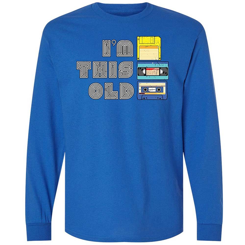 Long Sleeve T-Shirt - Black - Royal - 3