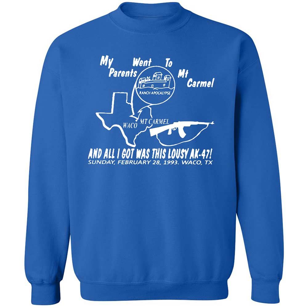 Classic Unisex Sweatshirt - 3QH8FA7H - Royal - 3
