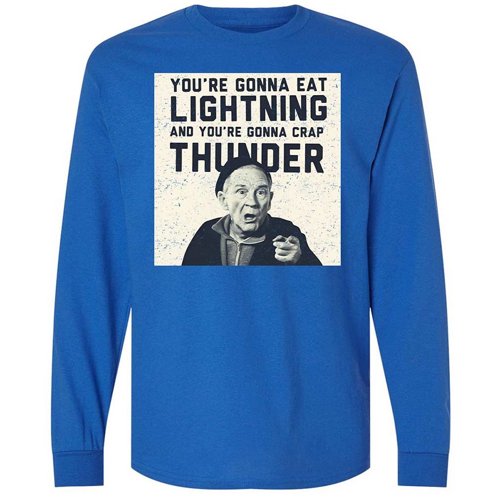 Long Sleeve T-Shirt - DV7CLR8A - Royal - 3