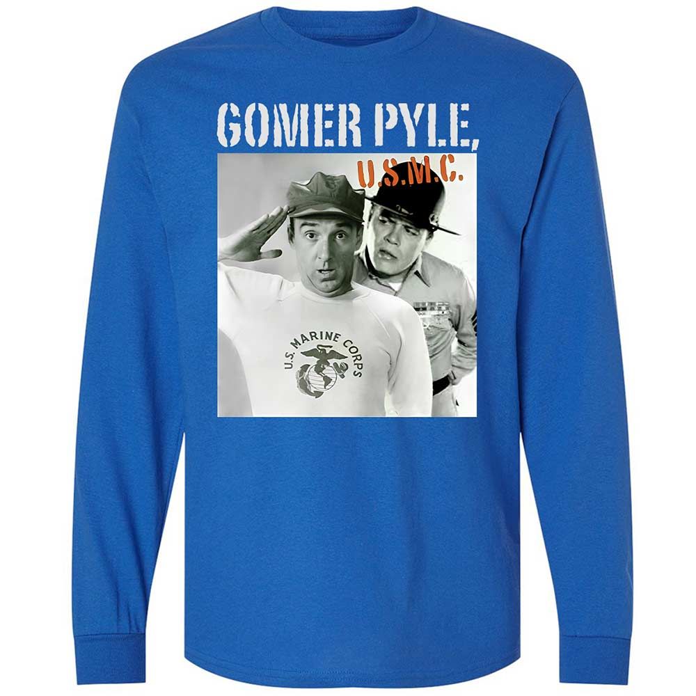 Long Sleeve T-Shirt - 9K9QBV7X - Royal - 3