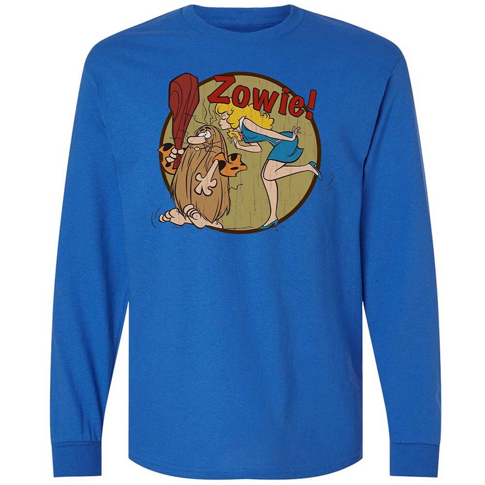 Long Sleeve T-Shirt - HLDUWZ9P - Royal - 3