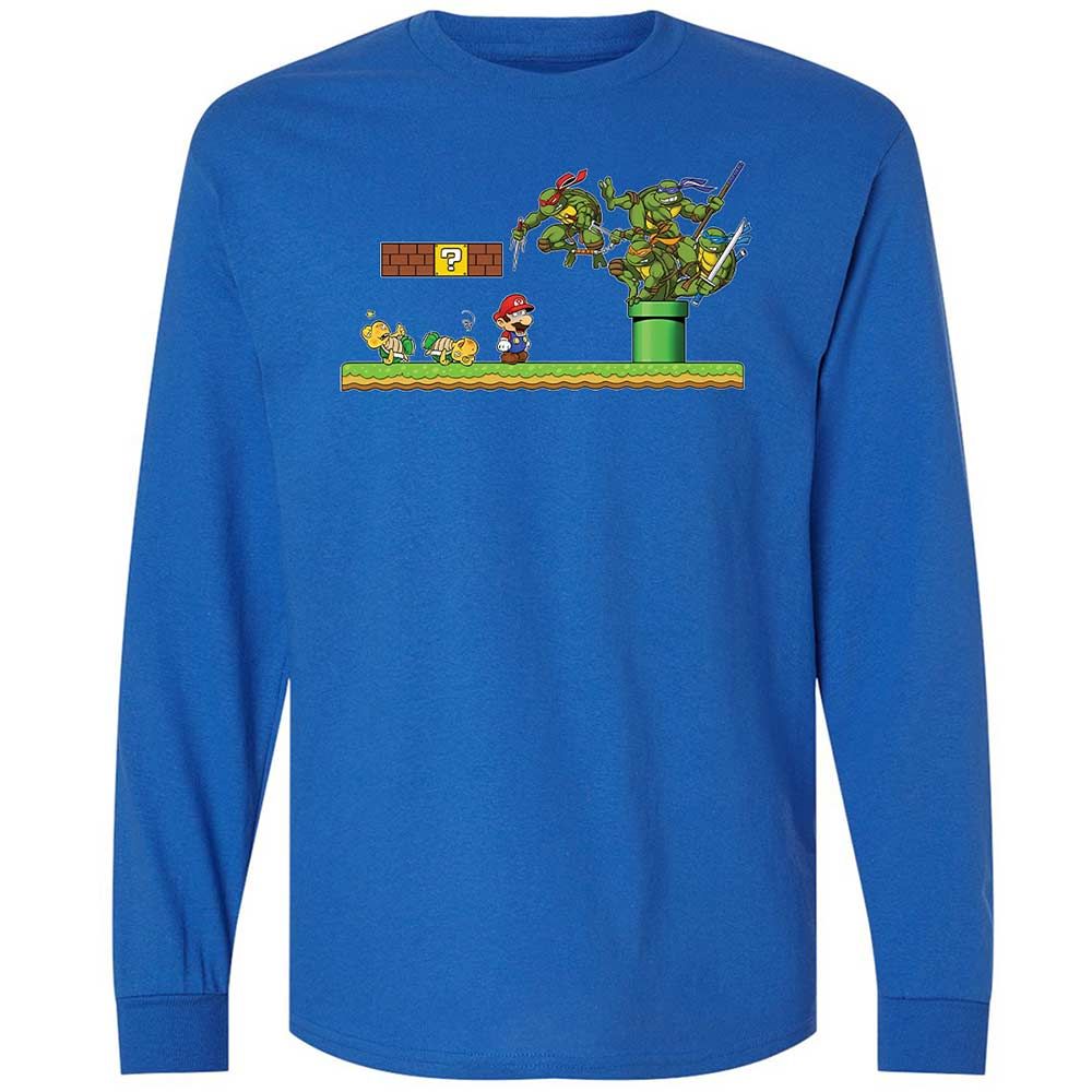 Long Sleeve T-Shirt - X5VAE6G2 - Royal - 3