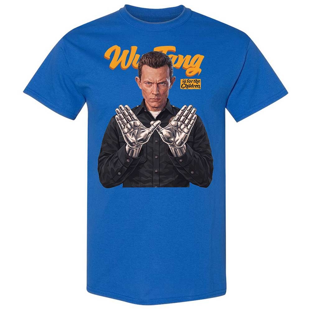 Classic Unisex T-Shirt - Black - Royal - 3