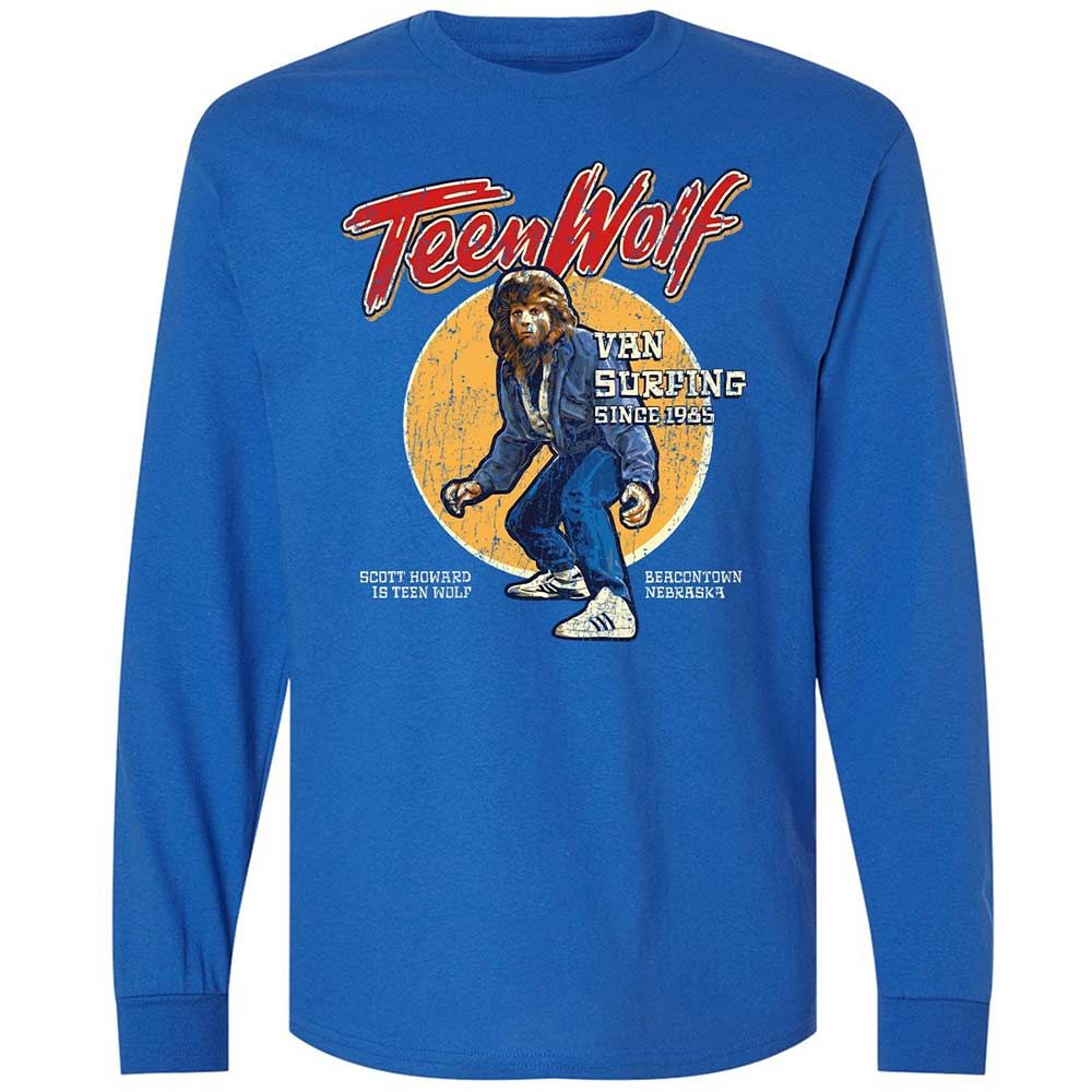 Long Sleeve T-Shirt - 5UR4BW95 - Royal - 3