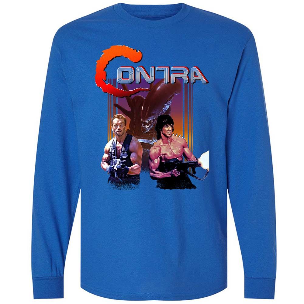 Long Sleeve T-Shirt - F8AHF1XJ - Royal - 3