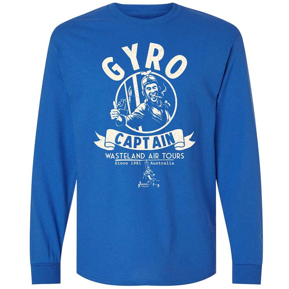Long Sleeve T-Shirt - QK48H9F6 - Royal - 3