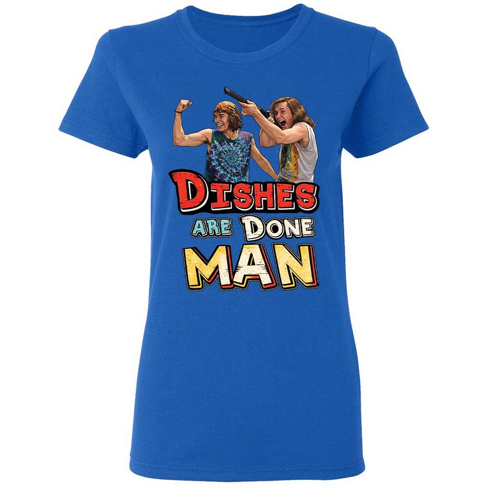 Women's T-Shirt - 6UH5BFQH - Royal - 3