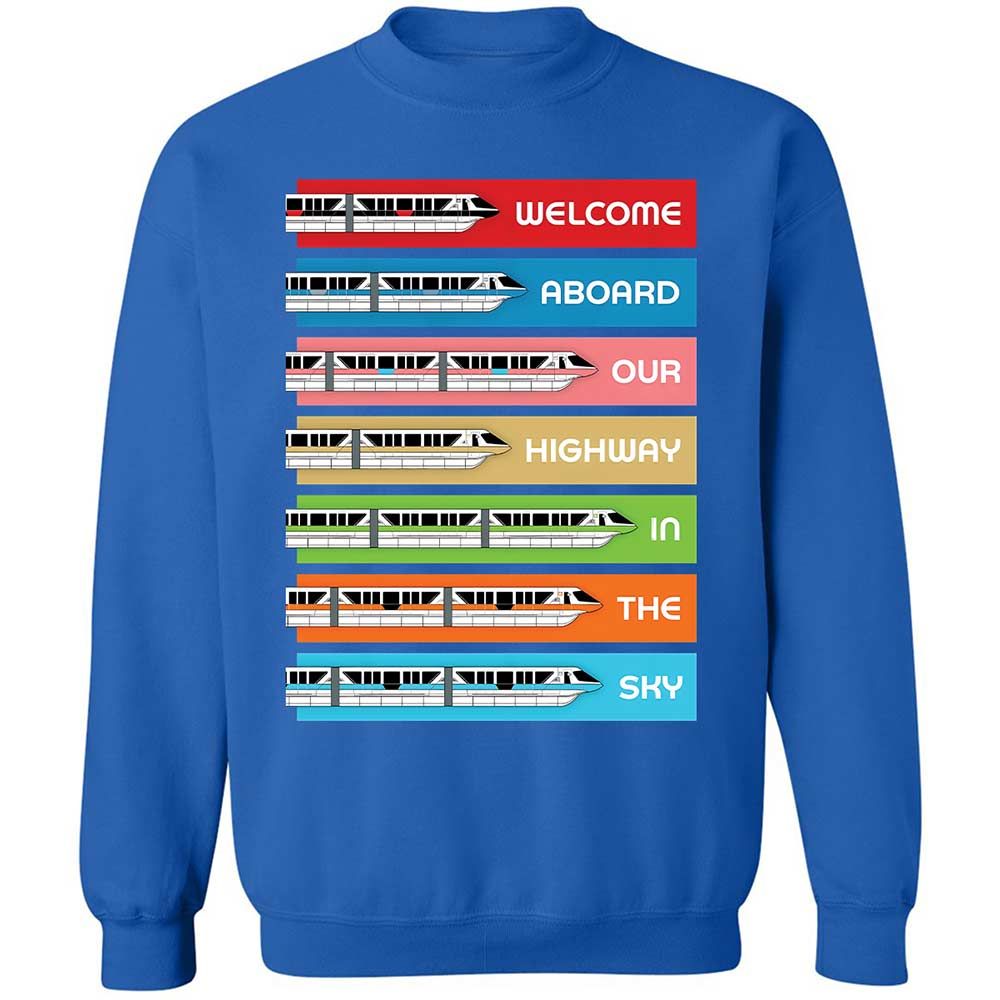 Classic Unisex Sweatshirt - Black - Royal - 3