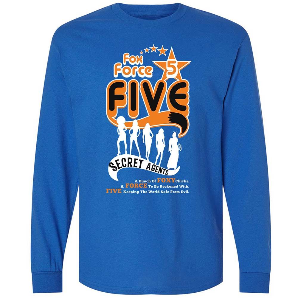 Long Sleeve T-Shirt - 6C36KJRX - Royal - 3