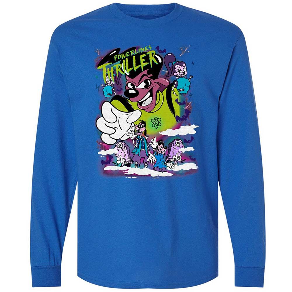 Vintage Pop Cartoon Horror Mashup - Royal - 3
