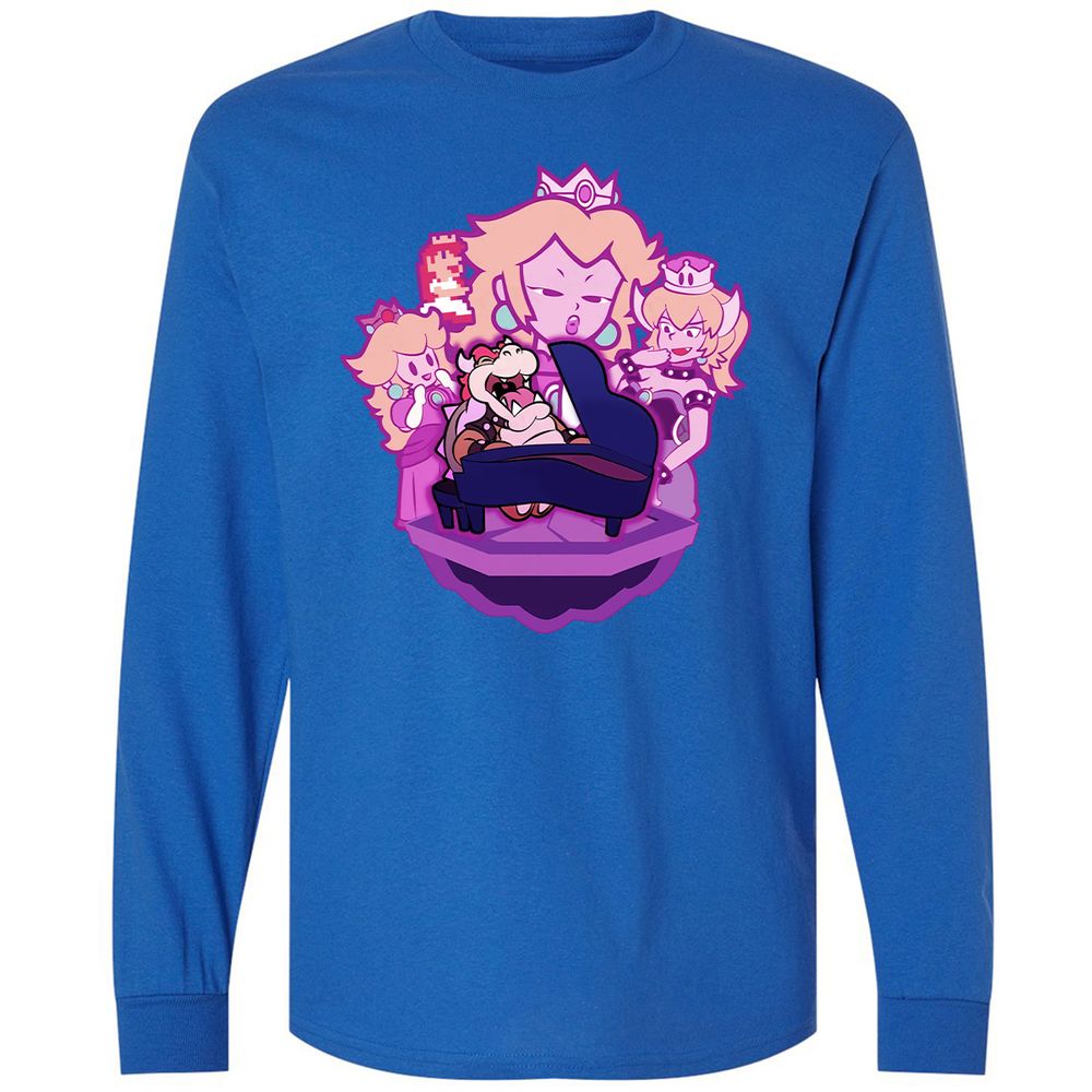 Long Sleeve T-Shirt - 7TN4J4SQ - Royal - 3