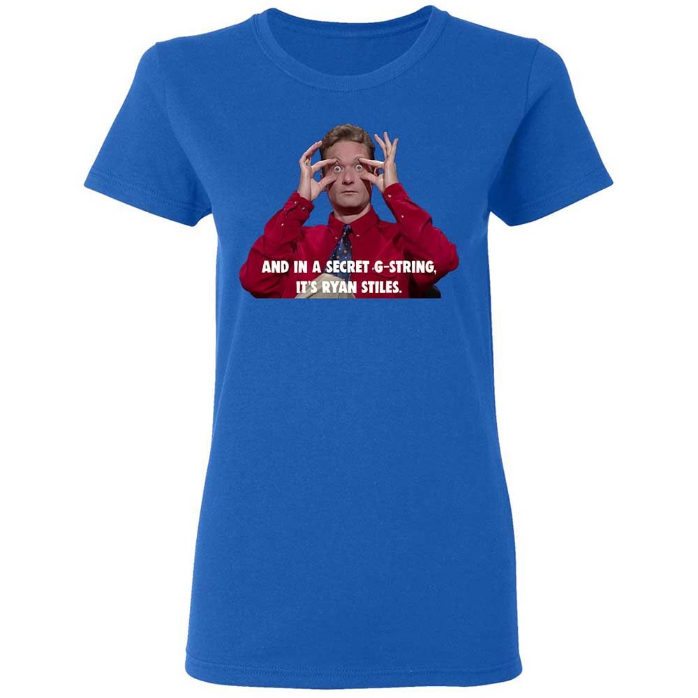 Women's T-Shirt - 5E8LN8MM - Royal - 3